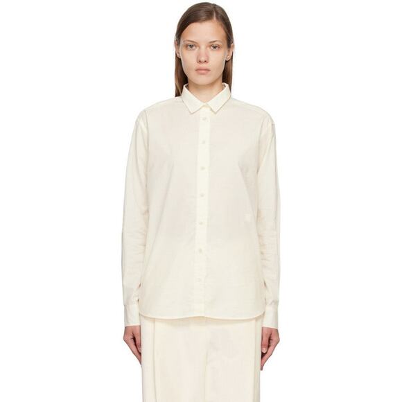 Totême Signature Shirt Off-White - 32/US 0 - Picture 1 of 4
